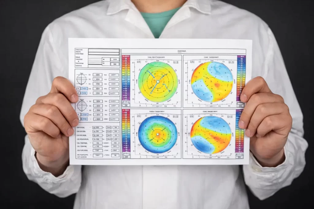 Topografia da córnea: o exame que “desenha” a superfície do olho