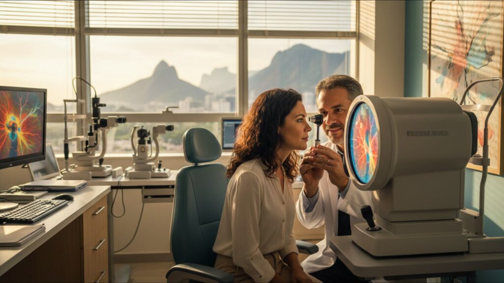 Exame de mapeamento de retina no Rio de Janeiro: fundoscopia ajuda a avaliar quais doenças?