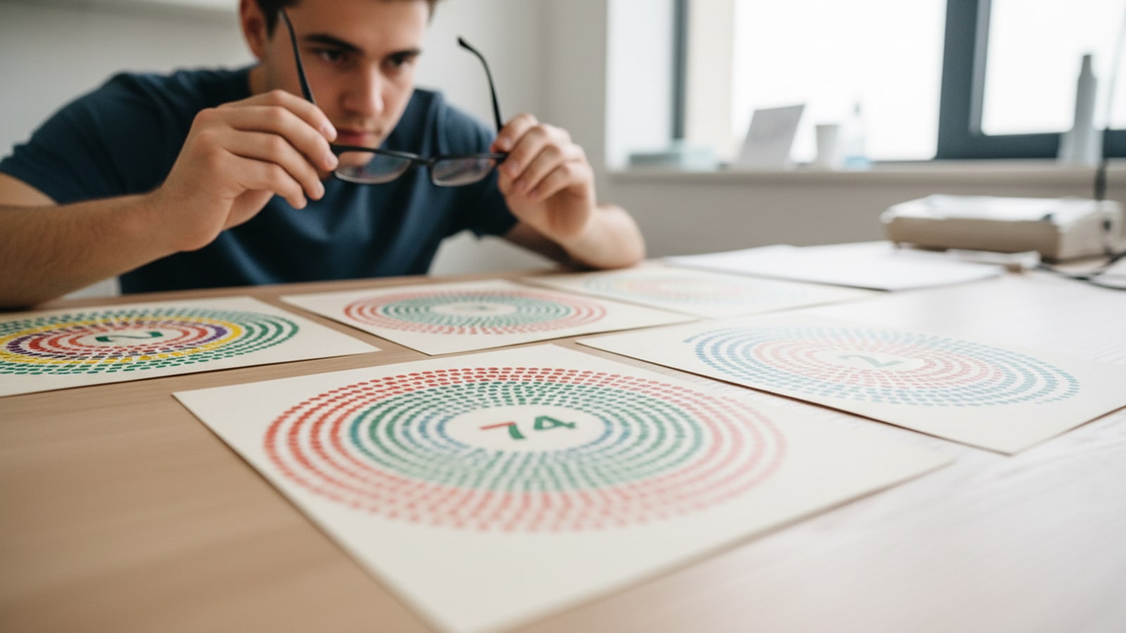 Teste de Ishihara: como funciona o exame que avalia a percepção das cores? — Como o exame é realizado na consulta