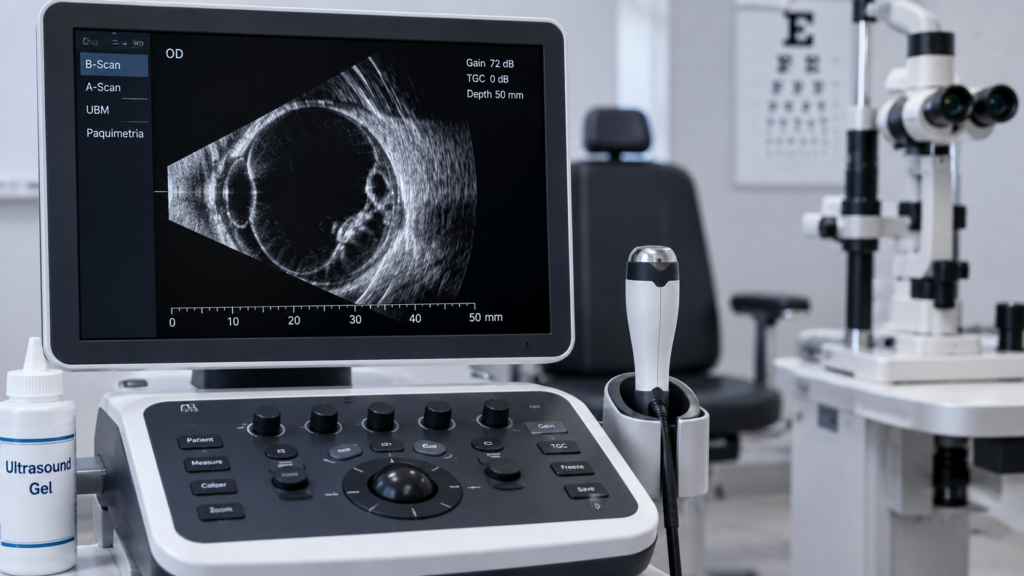 Aparelho de ultrassom ocular: como funciona e o que revela?